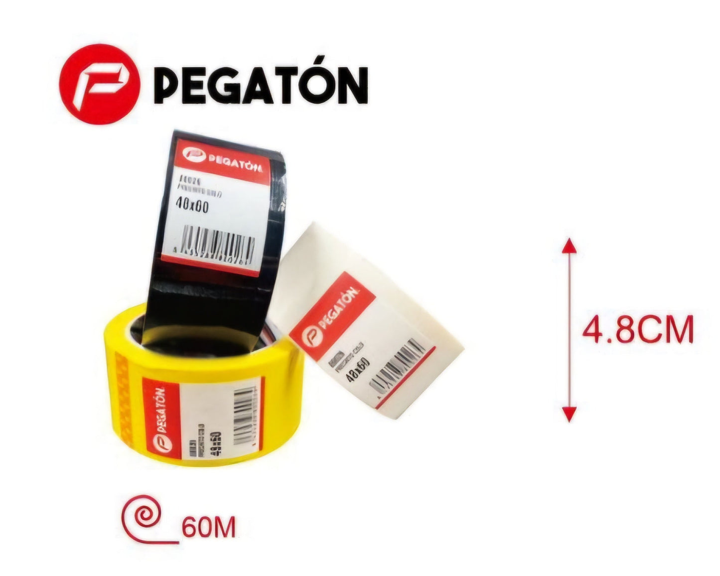 precinto o cinta colores 4.8cm x 60m