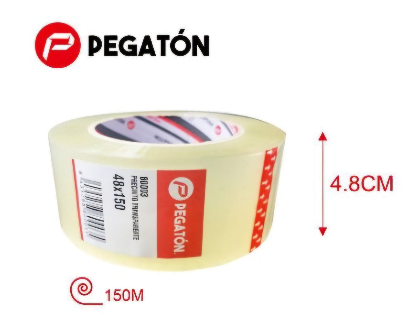 Precinto Adhesivo Transparente 4.8cm x 150m