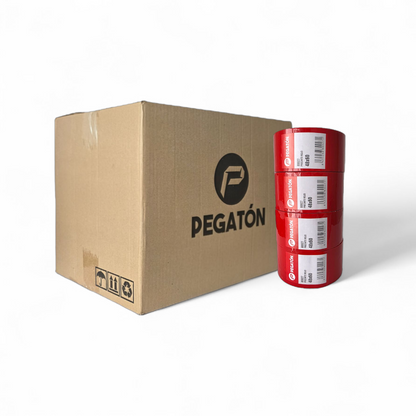 Precinto Adhesivo Rojo 4.8cm x 60m