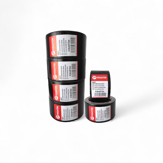 Precinto Adhesivo Americano Negro 4.8mc x 15m