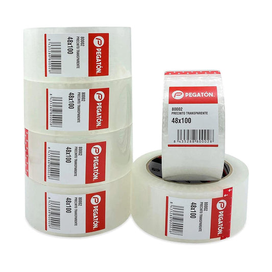 Precinto Adhesivo Transparente 4.8cm x 100m